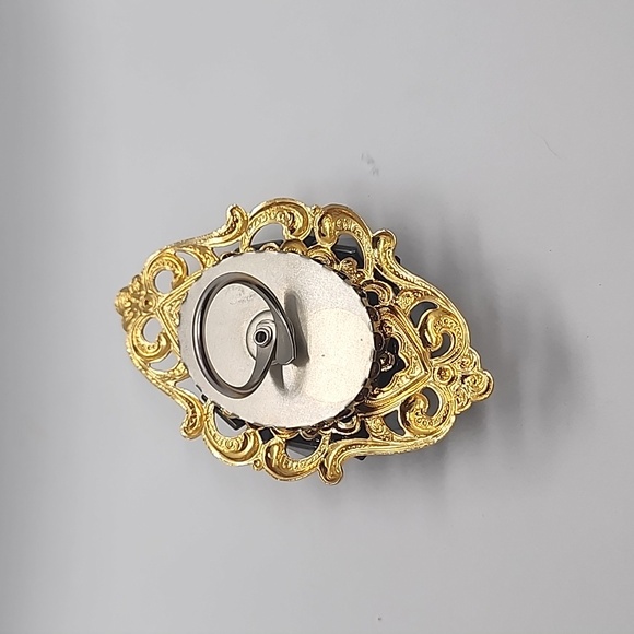 GASOLINE GLAMOUR STUDDED FORTUNE TELLER RING HEMATITE STUDS - Picture 5 of 6